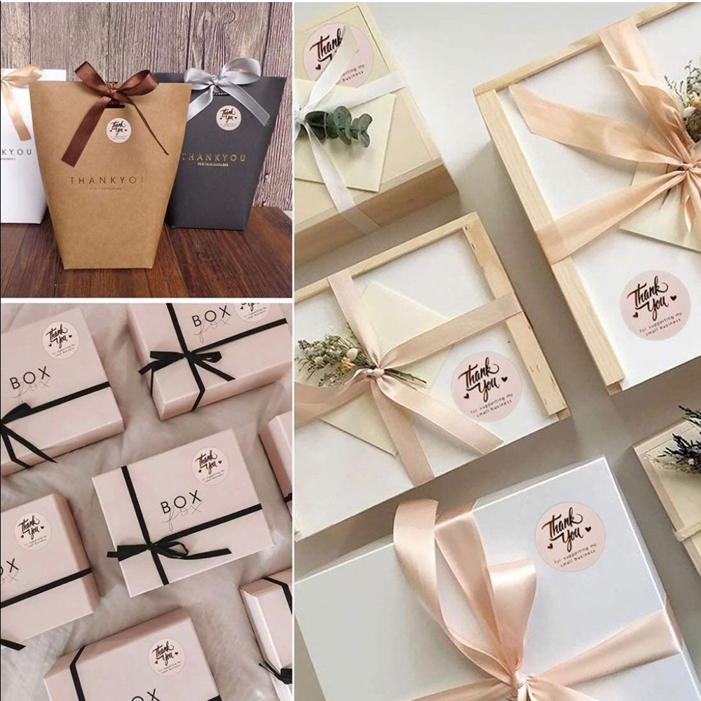 NEW Poshmark Packages "Thank You!" Gift Wrap Shipping Supplies Set ~ 125pcs - Picture 3 of 5